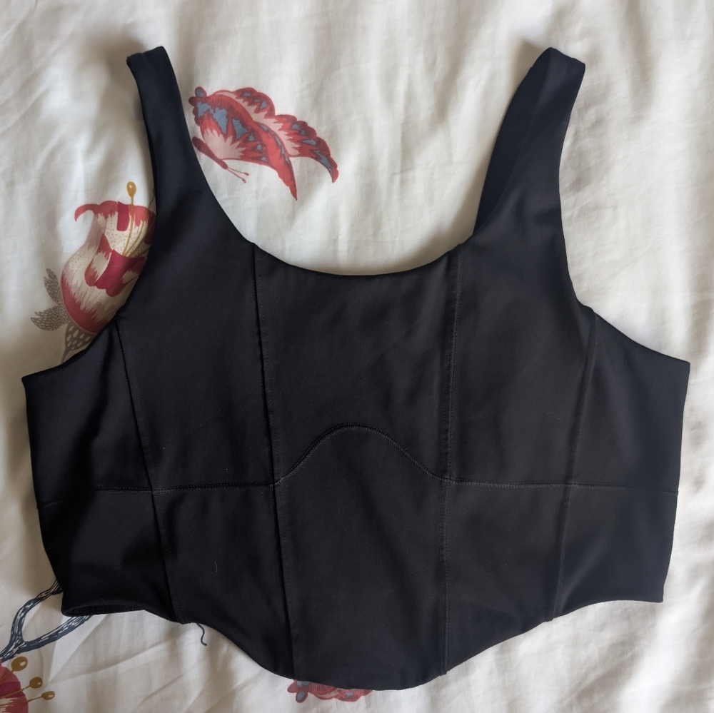 H&M Corset-style sports top in DryMove